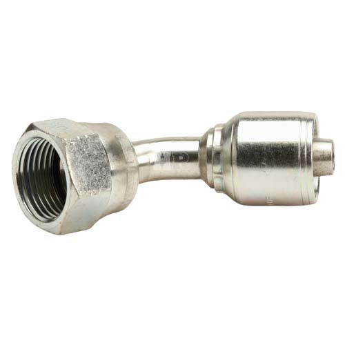 3/4" Female JIC Swivel 45˚ Elbow Hydraulic Fitting