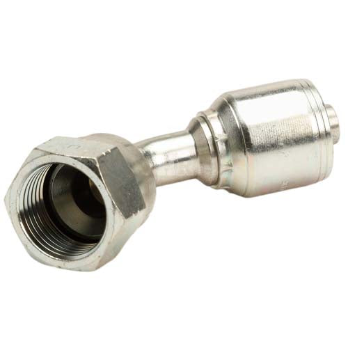 3/4" Female JIC Swivel 45˚ Elbow Hydraulic Fitting