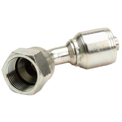 3/4" Female JIC Swivel 45˚ Elbow Hydraulic Fitting
