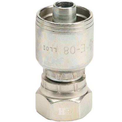 1/2" Female British Standard Parallel Pipe Cone Seat Swivel Hydraulic Fitting