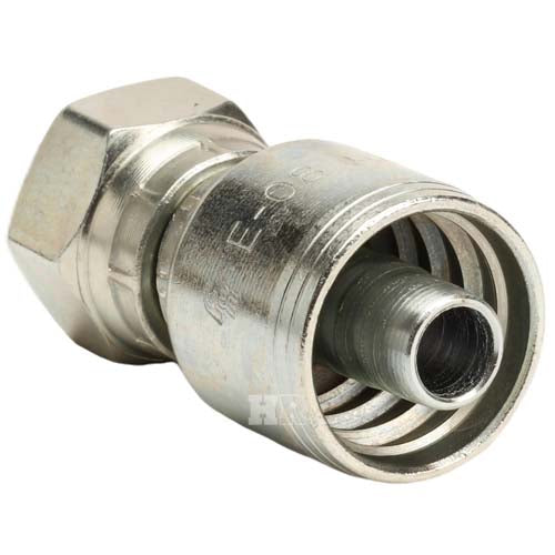1/2" Female British Standard Parallel Pipe Cone Seat Swivel Hydraulic Fitting