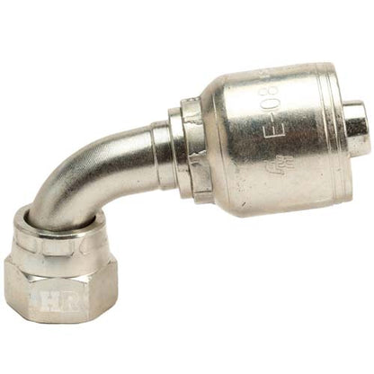 1/2" Female JIC Swivel 90˚ Short Drop Hydraulic Fitting