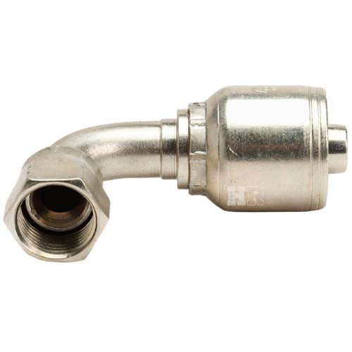 1/2" Female JIC Swivel 90˚ Short Drop Hydraulic Fitting