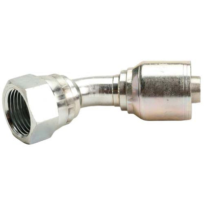 3/4" Female JIC Swivel 45˚ Elbow Hydraulic Fitting