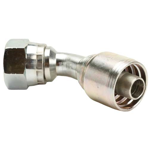 3/4" Female JIC Swivel 45˚ Elbow Hydraulic Fitting