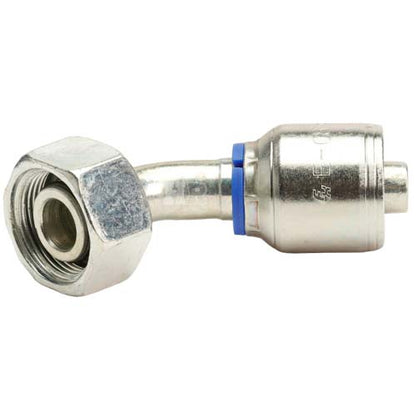 M26 X 1.5 Female Swivel 24˚ Cone (Light L18) with O-Ring 45˚ Elbow Hydraulic Fitting