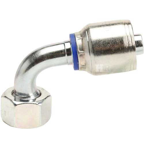 M22 X 1.5 Female Swivel 24˚ Cone (Light L15) with O-Ring 90˚ Elbow Hydraulic Fitting