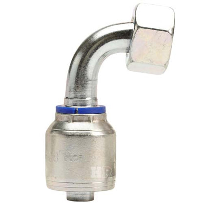 M22 X 1.5 Female Swivel 24˚ Cone (Light L15) with O-Ring 90˚ Elbow Hydraulic Fitting