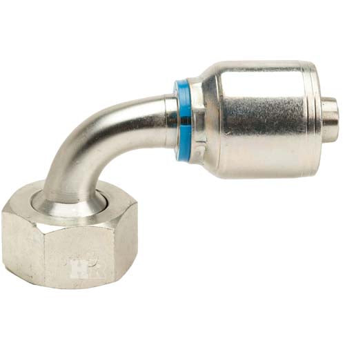 M26 X 1.5 Female Swivel 24˚ Cone (Light L18) with O-Ring 90˚ Elbow Hydraulic Fitting