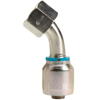 5/8" Female Face Seal Swivel 45˚ Elbow (ORFS) Hydraulic Fitting