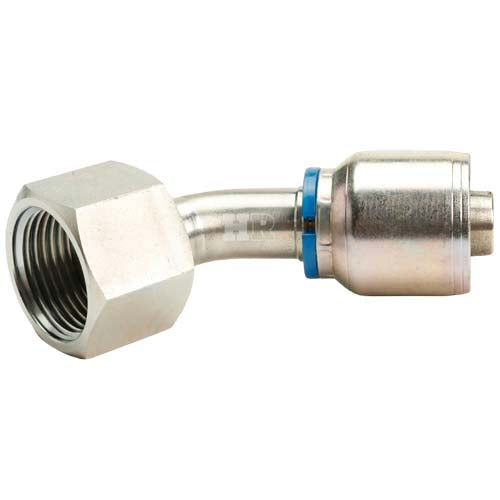 3/4" Female Face Seal Swivel 45˚ Elbow (ORFS) Hydraulic Fitting