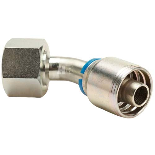 3/4" Female Face Seal Swivel 45˚ Elbow (ORFS) Hydraulic Fitting