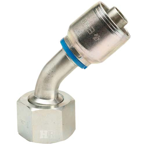 3/4" Female Face Seal Swivel 45˚ Elbow (ORFS) Hydraulic Fitting