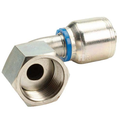 3/4" Female Face Seal Swivel 90˚ Short Drop Elbow (ORFS) Hydraulic Fitting