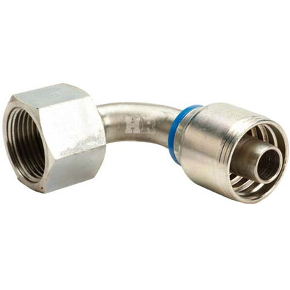 3/4" Female Face Seal Swivel 90˚ Short Drop Elbow (ORFS) Hydraulic Fitting