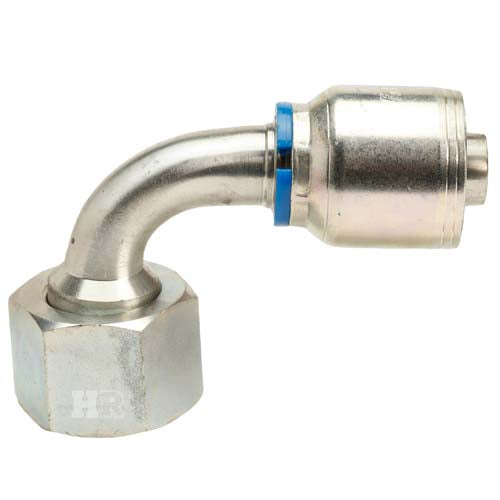 3/4" Female Face Seal Swivel 90˚ Short Drop Elbow (ORFS) Hydraulic Fitting