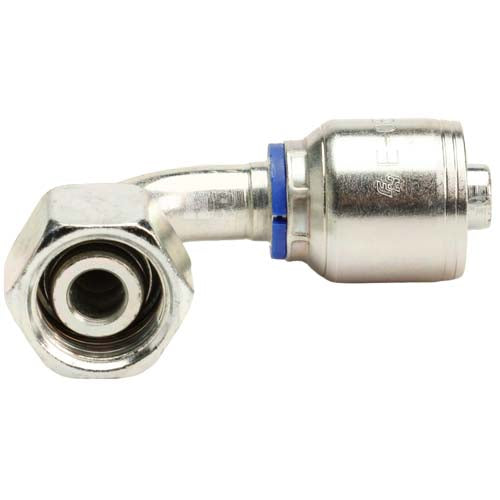 M24 X 1.5 Female Swivel 24˚ Cone (Heavy S16) with O-Ring 90˚ Elbow Hydraulic Fitting