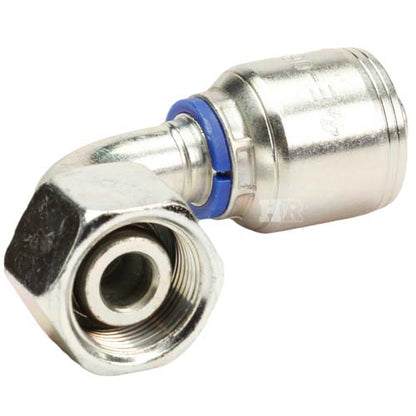 M24 X 1.5 Female Swivel 24˚ Cone (Heavy S16) with O-Ring 90˚ Elbow Hydraulic Fitting