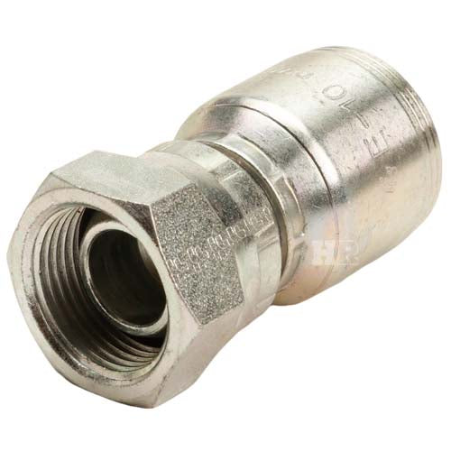 3/4" Female British Standard Parallel Pipe Cone Seat Swivel Hydraulic Fitting