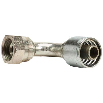 3/4" Female British Standard Parallel Pipe Cone Seat Swivel 90˚ Elbow Hydraulic Fitting