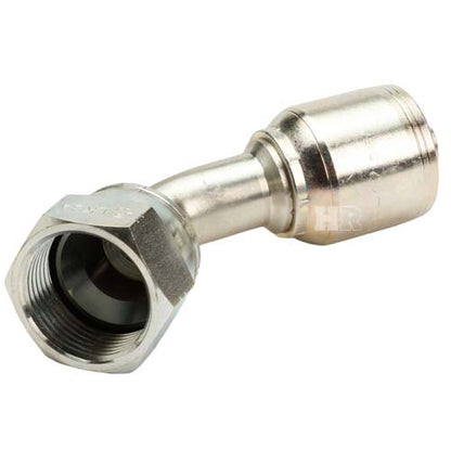 1" Female JIC Swivel 45˚ Elbow Hydraulic Fitting
