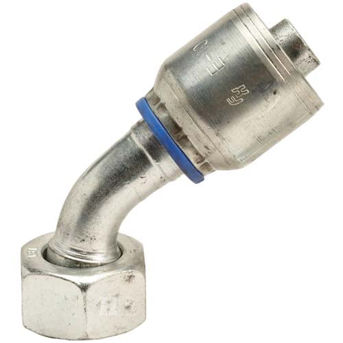 M26 X 1.5 Metric Female Light 45˚ (Light L18) with O-Ring 45˚ Elbow Hydraulic Fitting
