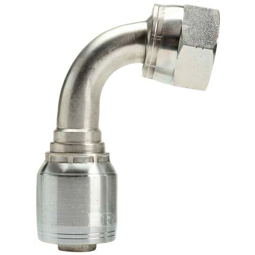 1" Female JIC Swivel 90˚ Short Drop Elbow Hydraulic Fitting