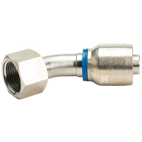3/4" Female Face Seal Swivel 45˚ Elbow (ORFS) Hydraulic Fitting