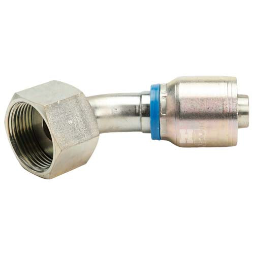 1" Female Face Seal Swivel 45˚ Elbow (ORFS) Hydraulic Fitting