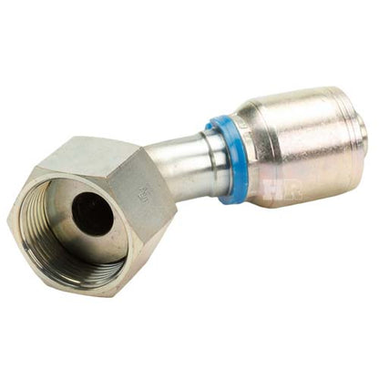 1" Female Face Seal Swivel 45˚ Elbow (ORFS) Hydraulic Fitting