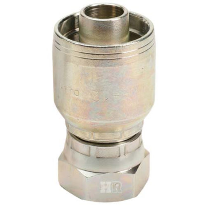3/4" Female British Standard Parallel Pipe Cone Seat Swivel Hydraulic Fitting