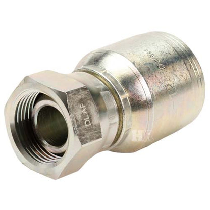 3/4" Female British Standard Parallel Pipe Cone Seat Swivel Hydraulic Fitting