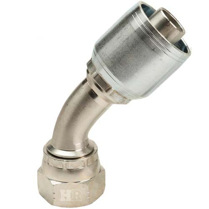 3/4" Female JIC Swivel 45˚ Elbow Hydraulic Fitting