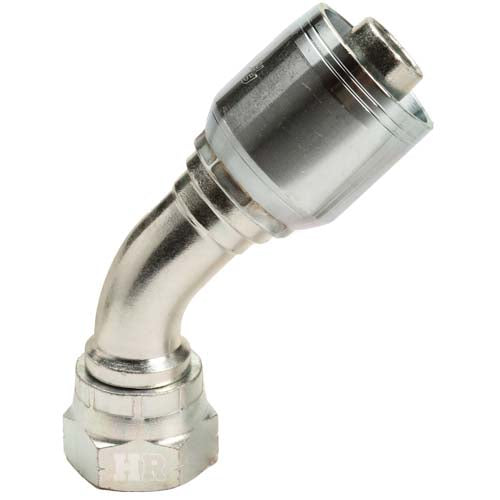 M26 X 1.5 Female Swivel 24˚ Cone (Light L18) with O-Ring 45˚ Elbow Hydraulic Fitting