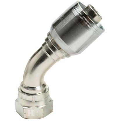 M26 X 1.5 Female Swivel 24˚ Cone (Light L18) with O-Ring 45˚ Elbow Hydraulic Fitting