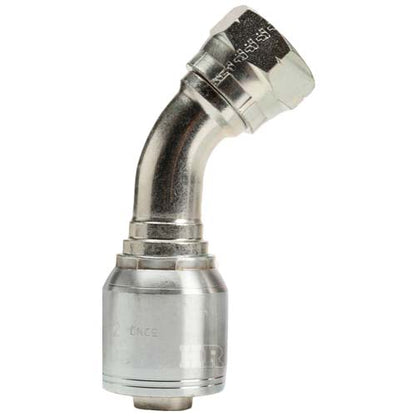 M26 X 1.5 Female Swivel 24˚ Cone (Light L18) with O-Ring 45˚ Elbow Hydraulic Fitting