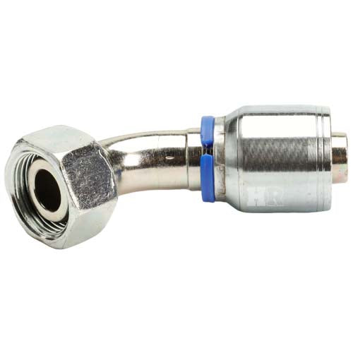 M30 X 2.0 Female Swivel 24˚ Cone (Light L22) with O-Ring 45˚ Elbow Hydraulic Fitting