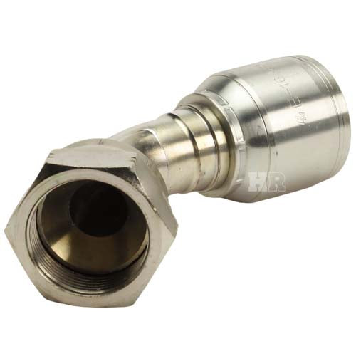 1 1/4" Female JIC Swivel 45˚ Elbow Hydraulic Fitting