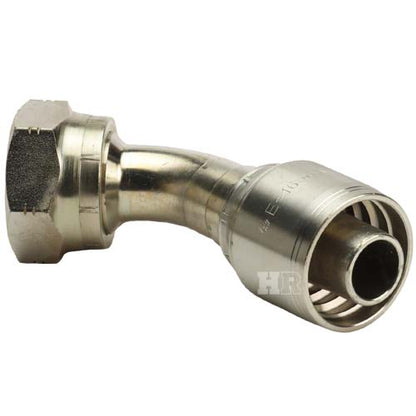 1 1/4" Female JIC Swivel 45˚ Elbow Hydraulic Fitting