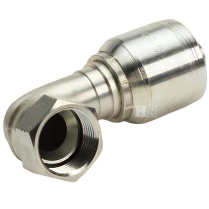 1" Female JIC Swivel 90˚ Short Drop Elbow Hydraulic Fitting