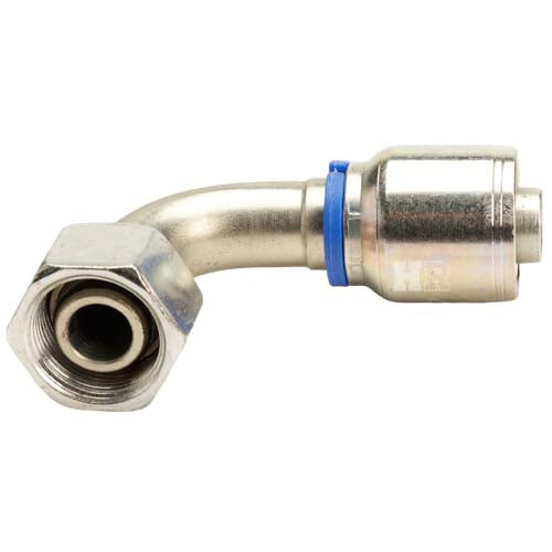 M30 X 2.0 Female Swivel 24˚ Cone (Heavy S20) with O-Ring 90˚ Elbow Hydraulic Fitting