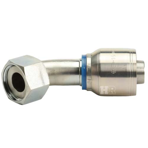 1" Female Face Seal Swivel 45˚ Elbow (ORFS) Hydraulic Fitting