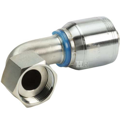1" Female Face Seal Swivel 90˚ Elbow (ORFS) Hydraulic Fitting