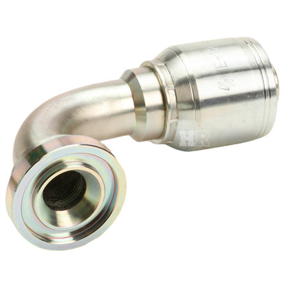 1 1/4" Code 61 Flange 90˚ Elbow Hydraulic Fitting