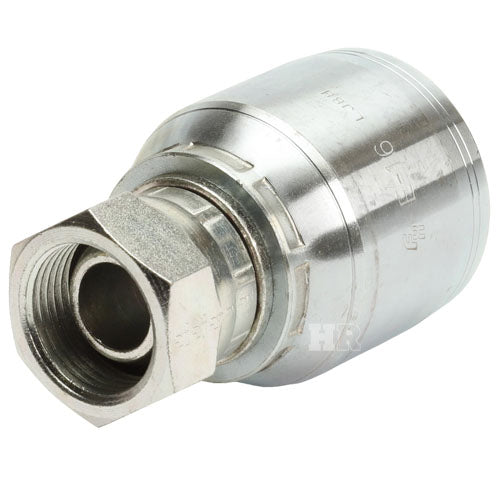 3/4" Female British Standard Parallel Pipe Cone Seat Swivel Hydraulic Fitting