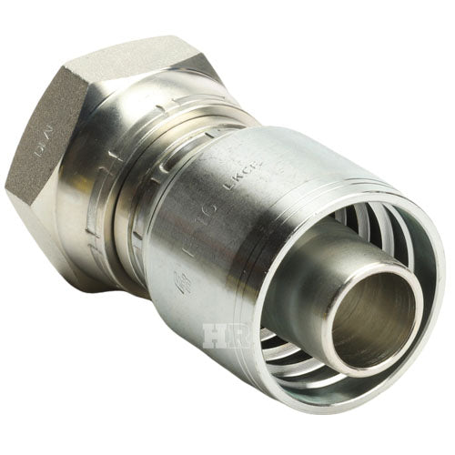 1 1/4" Female British Standard Parallel Pipe Cone Seat Swivel Hydraulic Fitting