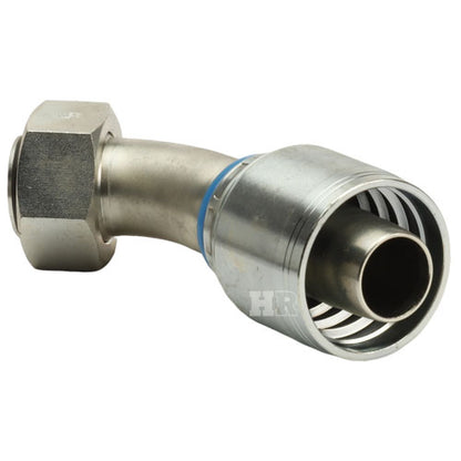 M36 X 2.0 Female Swivel 24˚ Cone 45˚ (Light L28) with O-Ring 45˚ Elbow Hydraulic Fitting