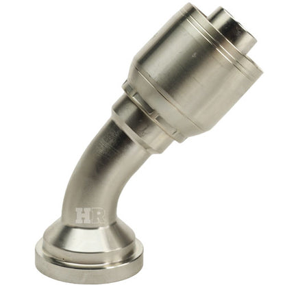 1 1/4" Code 61 Flange 45˚ Elbow Hydraulic Fitting