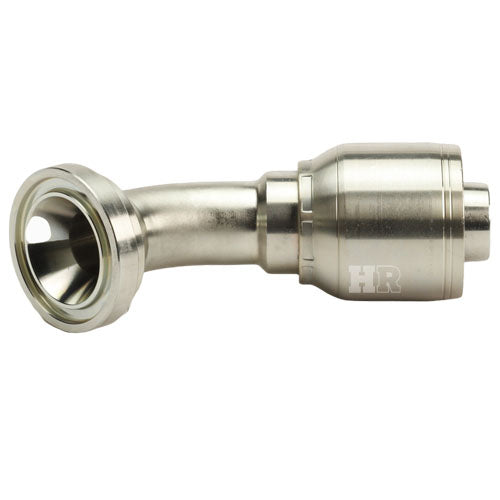 1 1/4" Code 61 Flange 45˚ Elbow Hydraulic Fitting