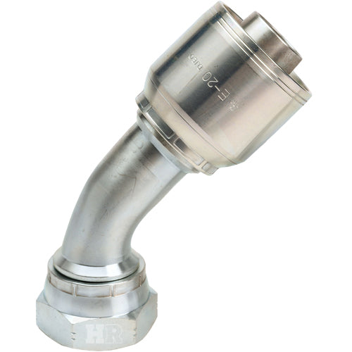 1 1/4" Female JIC Swivel 45˚ Elbow Hydraulic Fitting